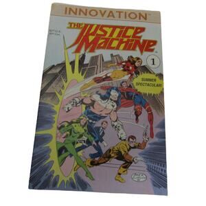 Justice Machine  Innovation Comics 1989 Summer Spectacular Superhero Indie Issue